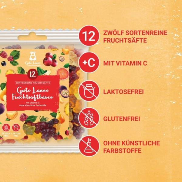 Gute Laune Fruchtsaftbär 150g