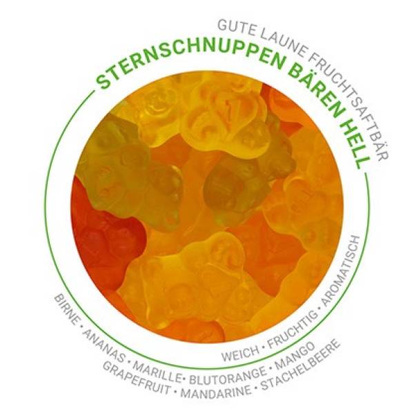 Sternschnuppen Bären hell 150g