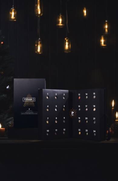 P-Stash Nuss Adventskalender 2026 mit 24 Nuss- und Schokoladenkreationen