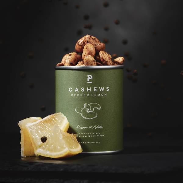 P-Stash Cashew Pfeffer und Zitrone 55 g
