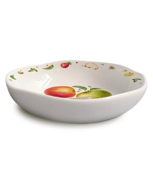 Dessertschälchen Porzellan Apfel Motiv Detail