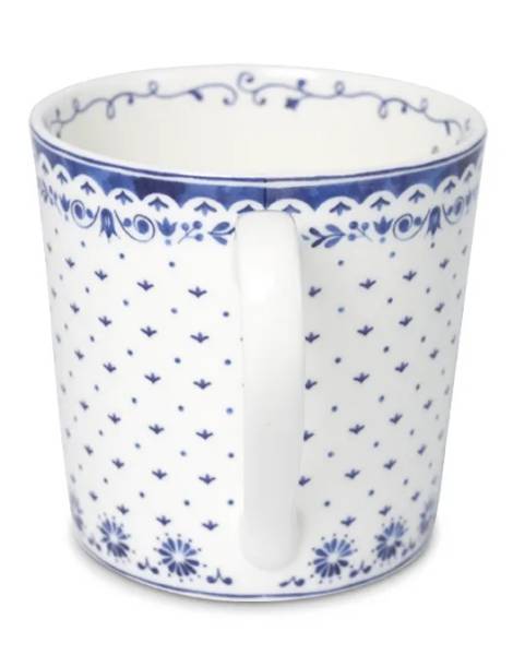Becher 400 ml Nordisch Blau Mia aus Fine Bone China