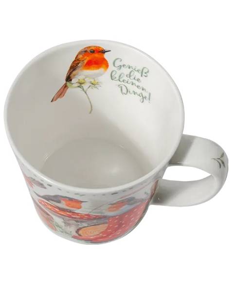 Becher 500 ml Sommerrotkehlchen