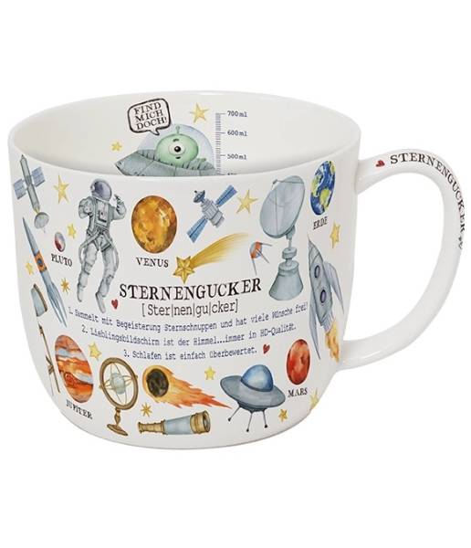 Becher 700 ml Planeten