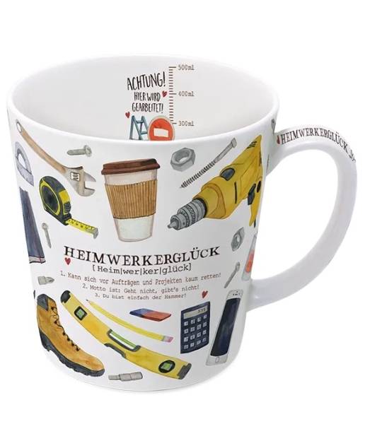Becher 500 ml Heimwerkerglück