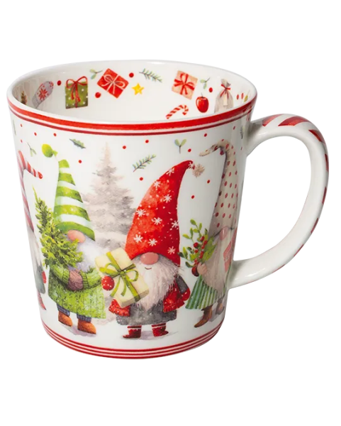 Winterbecher Wichtelparty 500 ml aus Fine Bone China