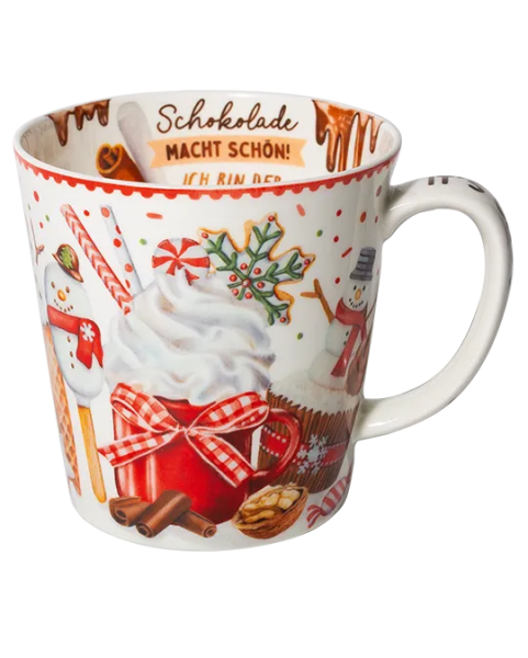 Winterbecher Chocolate Time 500 ml aus Fine Bone China