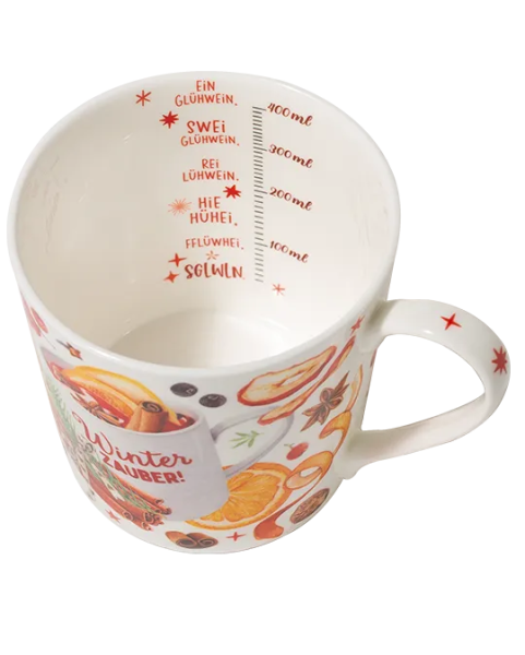 Winterbecher Glühweinparty 400 ml aus Fine Bone China