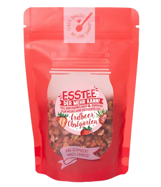 Erdbeer Obstgarten Früchtetee 100 g Doypack