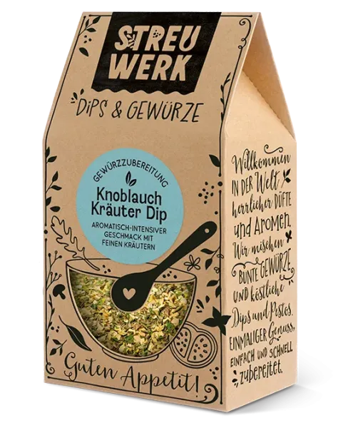 Knoblauch-Kräuter-Dip Gewürzmischung 100 g