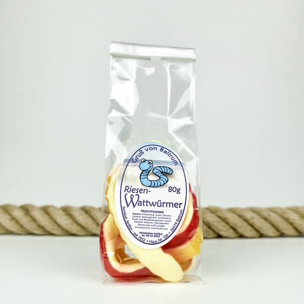 Riesen Wattwürmer 80 g Riesen Wattwürmer 80 g