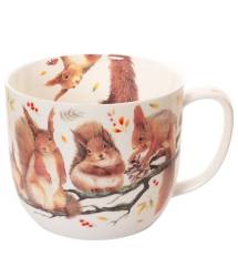 Becher 700 ml Eichhörnchenbande