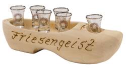 Original Friesengeist Holzschuh Set 6+1